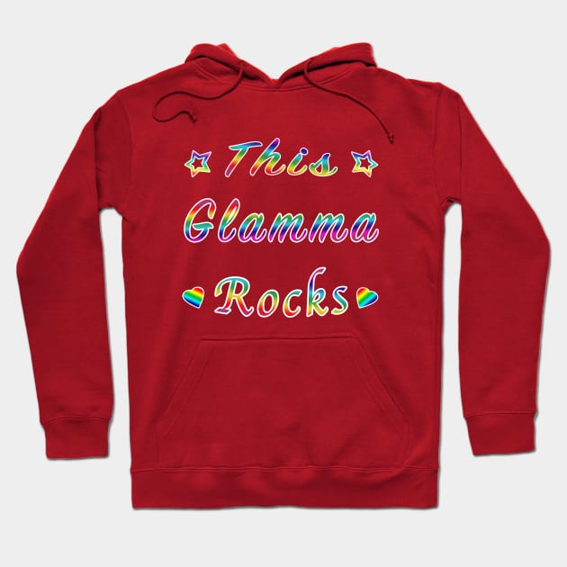 This Glamma Rocks Matriarch Hottie Funny Gift. Hoodie by Maxx Exchange